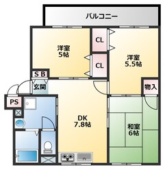 エスペランザの物件間取画像